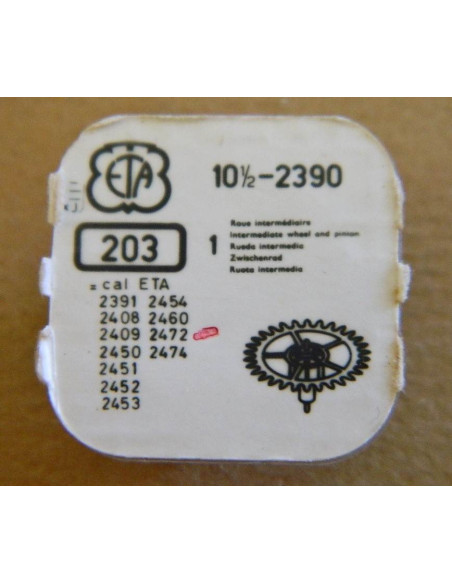 ETA 2390 Roue intermédiaire