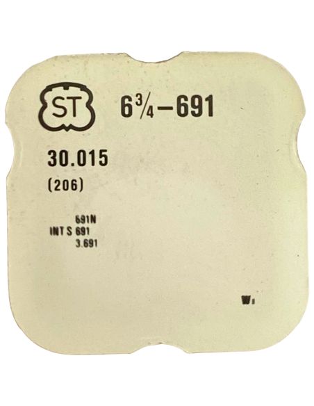 ST 691 - 206 Roue de centre percée sans chaussée (à l'unité) - Center wheel and pinion drilled without cannon pinion (per unit)