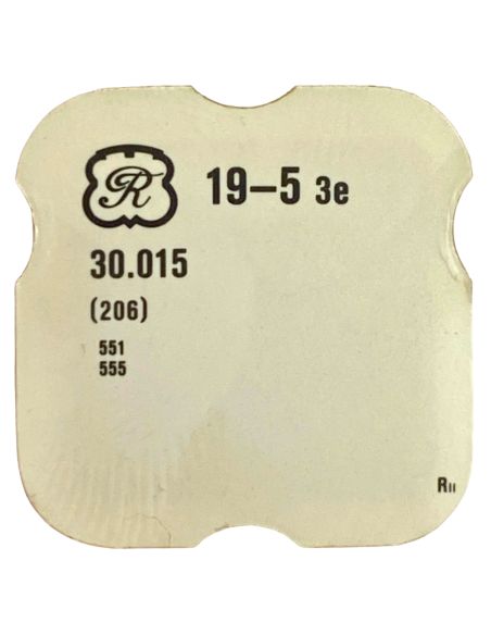 Valjoux 5 - 206 Roue de centre percée sans chaussée (à l'unité) - Center wheel and pinion drilled without cannon pinion (per uni