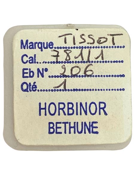 Tissot 781/1 - 206 Roue de centre percée sans chaussée (à l'unité) - Center wheel and pinion drilled without cannon pinion (per 