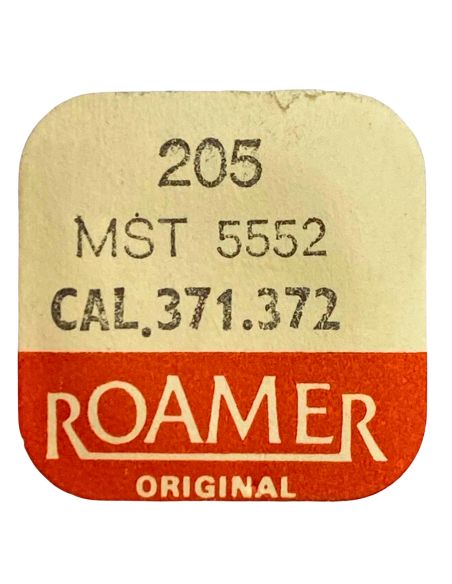 Roamer 371.372 - 205 Roue de centre percée avec chaussée (à l'unité) - Center wheel and pinion drilled with cannon pinion (per u