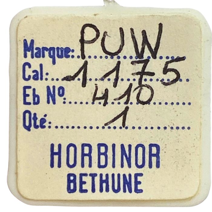 PUW 1175 - 410 Pignon de remontoir (à l'unité) - Winding pinion (per unit)