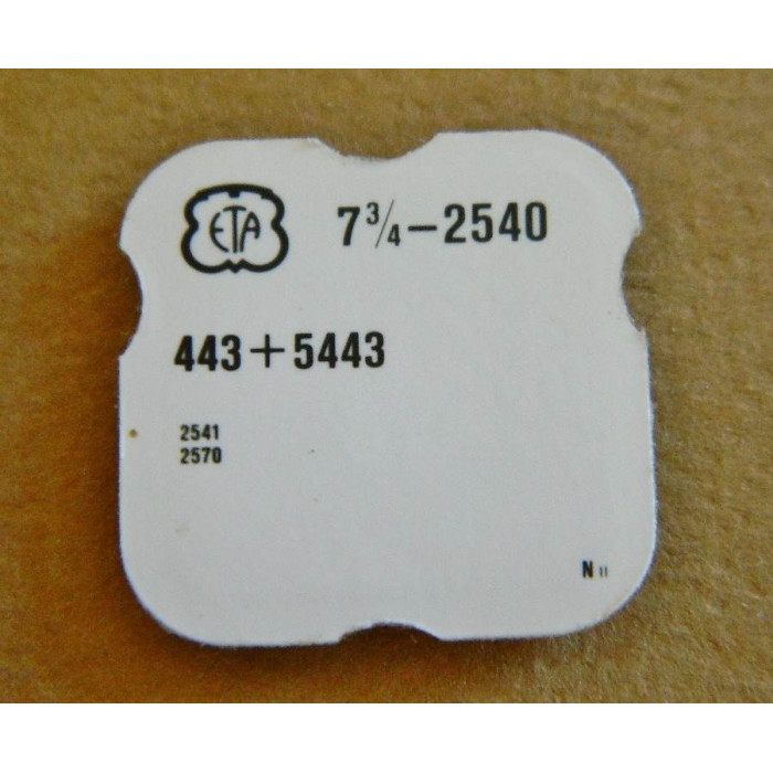 ETA 2540 Tirette et vis de tirette