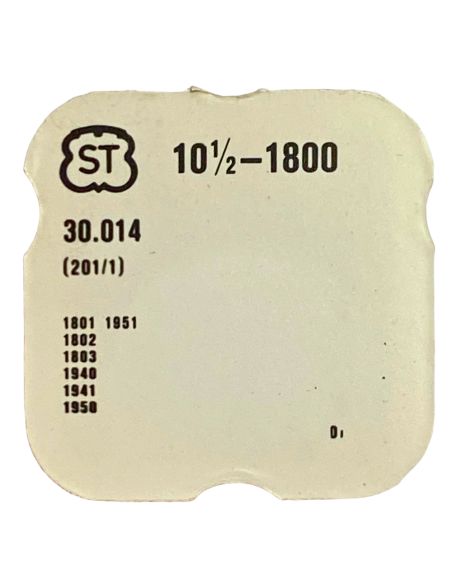 ST 1800 - 201 Roue de centre sans chaussée (à l'unité) - Center wheel and pinion without cannon pinion (per unit)