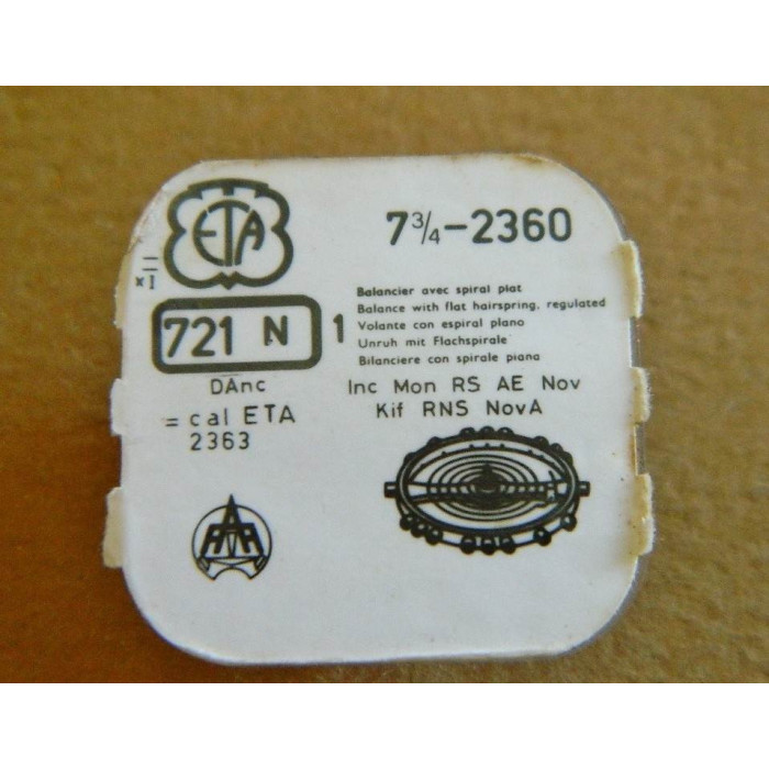 ETA 2360 Balancier
