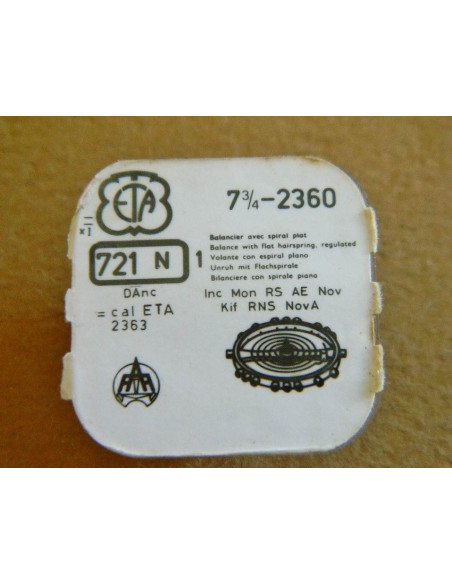 ETA 2360 Balancier
