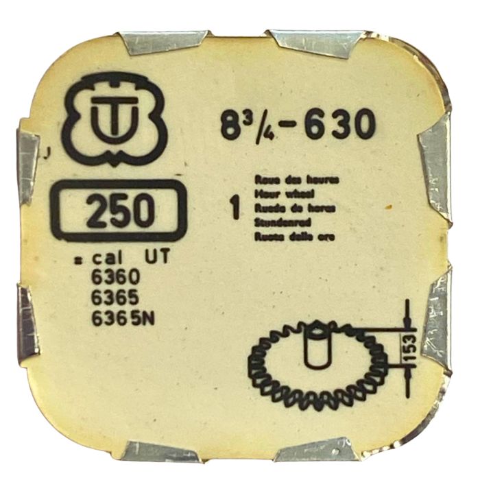 Unitas 630 - 250 Roue des heures (à l'unité) - Hour wheel (per unit)