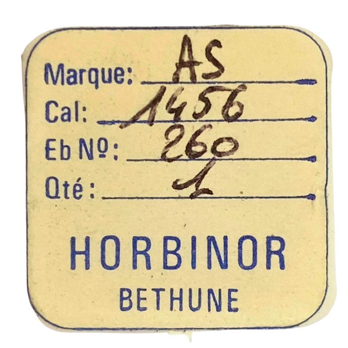 AS 1456 - 260 Roue de minuterie (à l'unité) - Minute wheel (per unit)