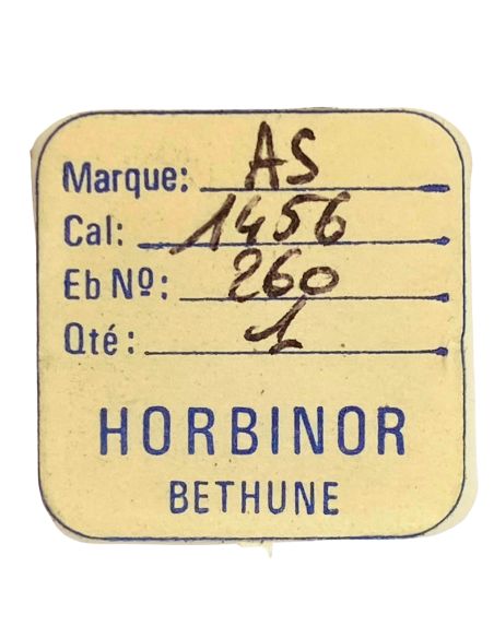 AS 1456 - 260 Roue de minuterie (à l'unité) - Minute wheel (per unit)