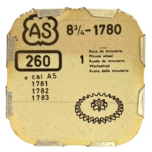 AS 1780 - 260 Roue de minuterie (à l'unité) - Minute wheel (per unit)