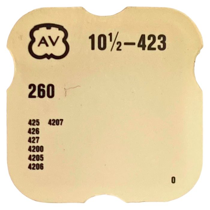 AV 423 - 260 Roue de minuterie (à l'unité) - Minute wheel (per unit)