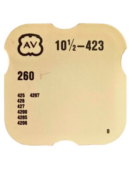 AV 423 - 260 Roue de minuterie (à l'unité) - Minute wheel (per unit)