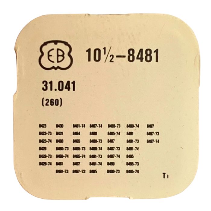 EB 8481 - 260 Roue de minuterie (à l'unité) - Minute wheel (per unit)