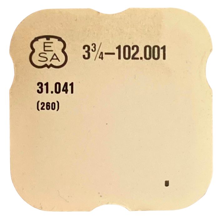 ESA 102.001 - 260 Roue de minuterie (à l'unité) - Minute wheel (per unit)