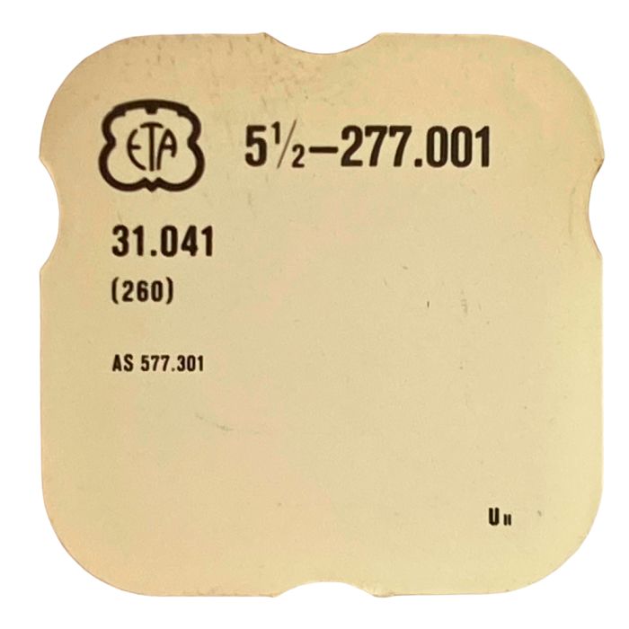 ETA 277.001 - 260 Roue de minuterie (à l'unité) - Minute wheel (per unit)