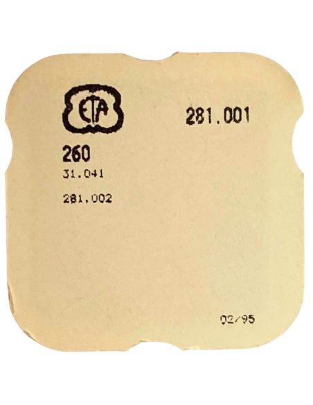 ETA 281.001 - 260 Roue de minuterie (à l'unité) - Minute wheel (per unit)