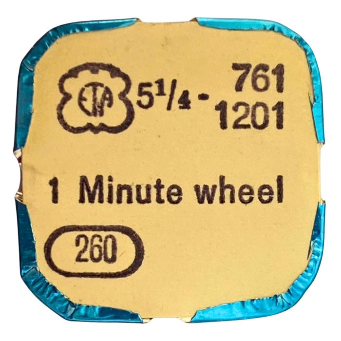 ETA 761 - 260 Roue de minuterie (à l'unité) - Minute wheel (per unit)