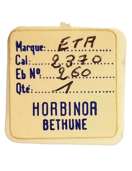 ETA 2370 - 260 Roue de minuterie (à l'unité) - Minute wheel (per unit)