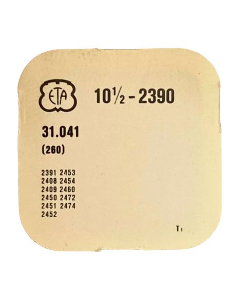 ETA 2390 - 260 Roue de minuterie (à l'unité) - Minute wheel (per unit)