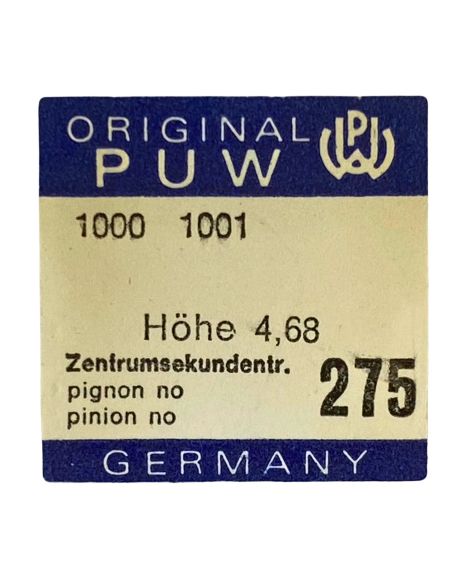 PUW 1000 - 275 Pignon de seconde au centre (à l'unité) - Sweep second pinion (per unit)