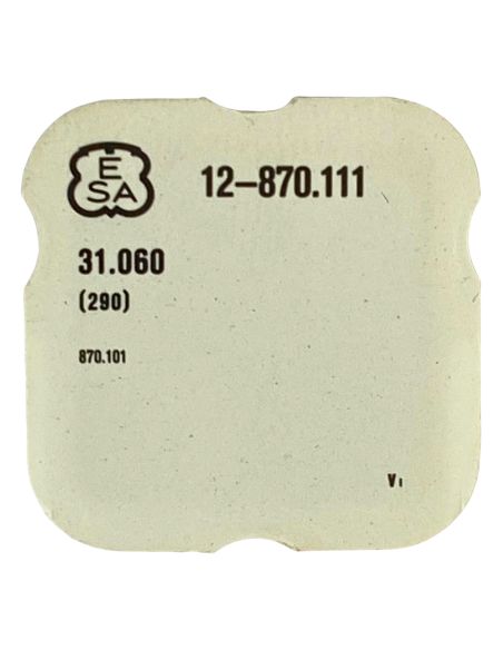 ESA 870.111 - 290 Roue entraîneuse du rouage de minuterie (à l'unité) - Driving wheel for minute work (per unit)
