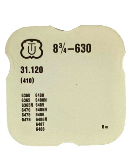 Unitas 630 - 410 Pignon de remontoir (à l'unité) - Winding pinion (per unit)