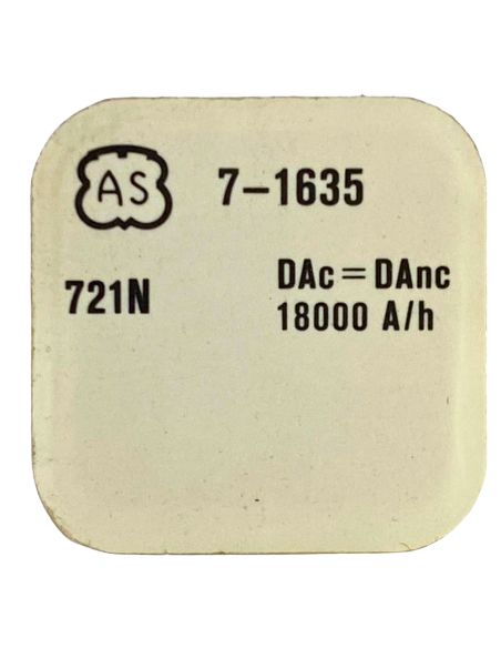 AS 1635 - 721 Balancier avec spiral plat (à l'unité) - Balance with flat hairspring regulated (per unit)