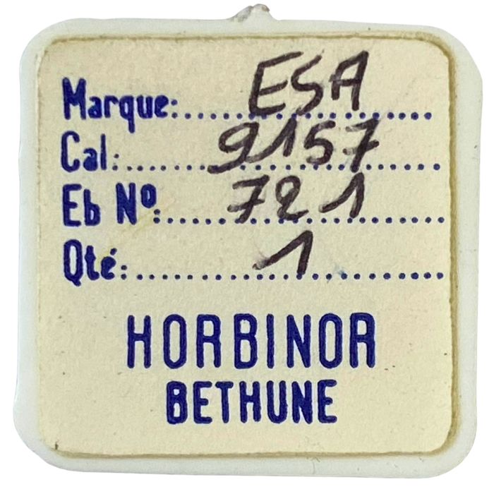 ESA 9157 - 721 Balancier avec spiral plat (à l'unité) - Balance with flat hairspring regulated (per unit)
