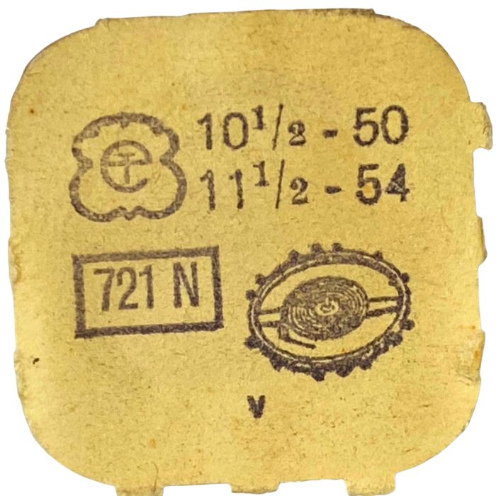 Tavannes 50 - 721 Balancier avec spiral plat (à l'unité) - c (per unit)