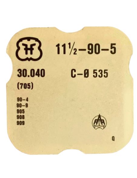 FHF 90-5 - 705 Roue d'ancre pivotée (à l'unité) - Escape wheel and pinion with straight pivots (per unit)