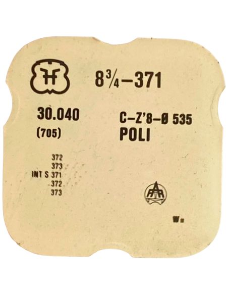 FHF 371 - 705 Roue d'ancre pivotée (à l'unité) - Escape wheel and pinion with straight pivots (per unit)