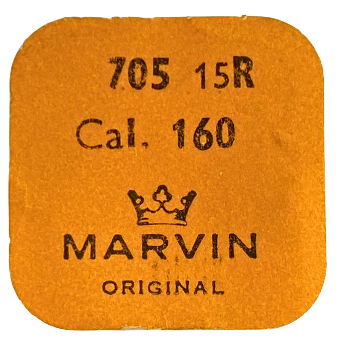 Marvin 160 - 705 Roue d'ancre pivotée (à l'unité) - Escape wheel and pinion with straight pivots (per unit)