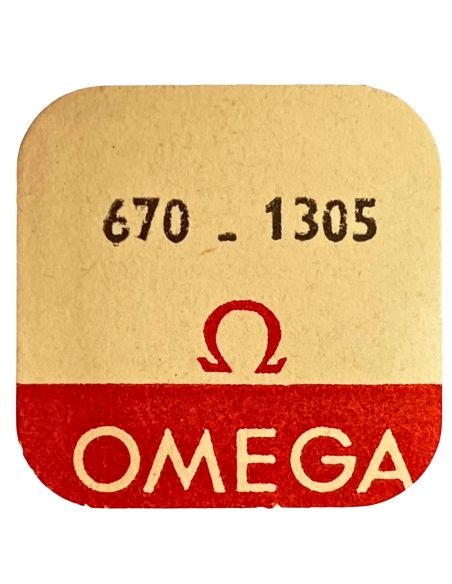 Omega 670 - 1305 Roue d'ancre pivotée (à l'unité) - Escape wheel and pinion with straight pivots (per unit)
