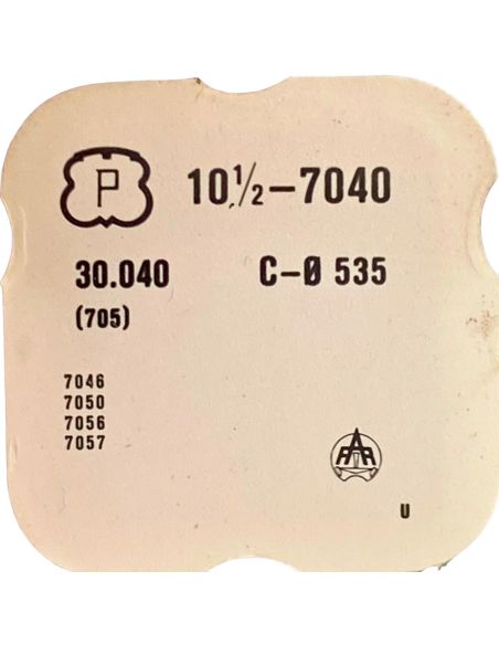 Peseux 7040 - 705 Roue d'ancre pivotée (à l'unité) - Escape wheel and pinion with straight pivots (per unit)