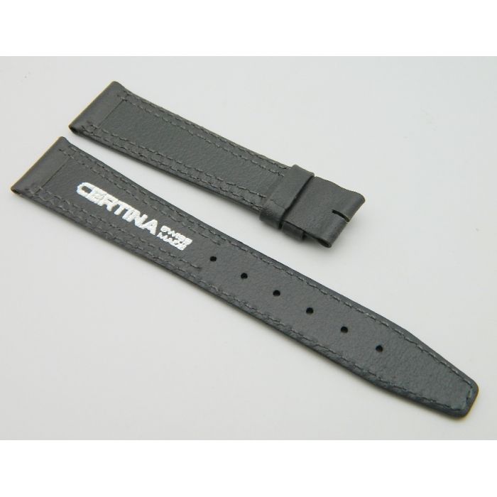 Certina bracelet cuir vintage 18/14 - vintage leather strap