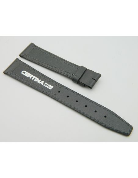 Certina bracelet cuir vintage 18/14 - vintage leather strap