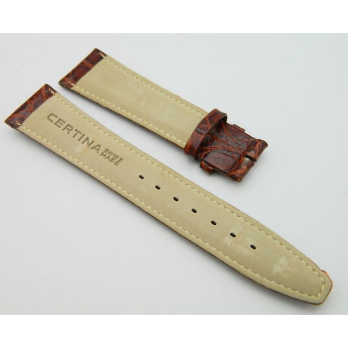 Certina bracelet cuir 20/16 - leather strap