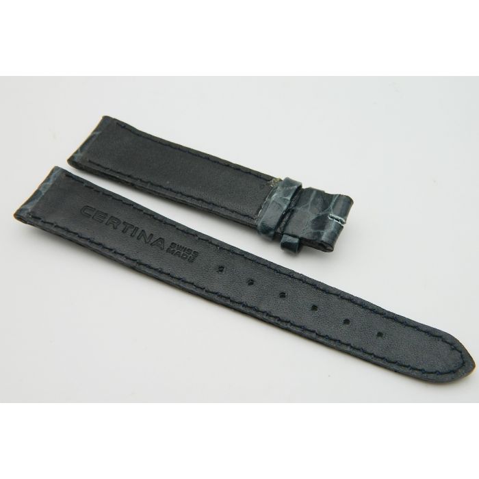 Certina bracelet croco 18/14 - crocodile strap