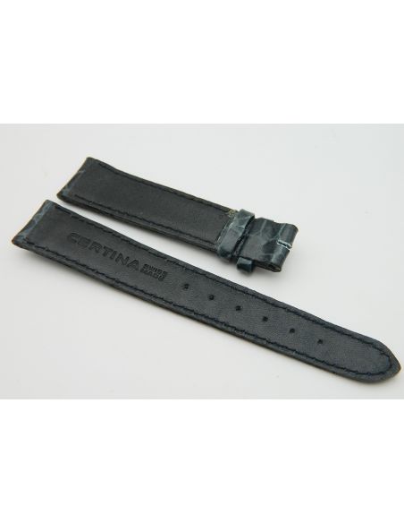 Certina bracelet croco 18/14 - crocodile strap