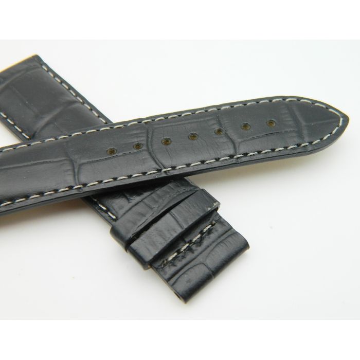 Certina bracelet cuir 20/18 - Leather strap - Black