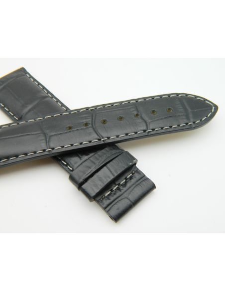 Certina bracelet cuir 20/18 - Leather strap - Black