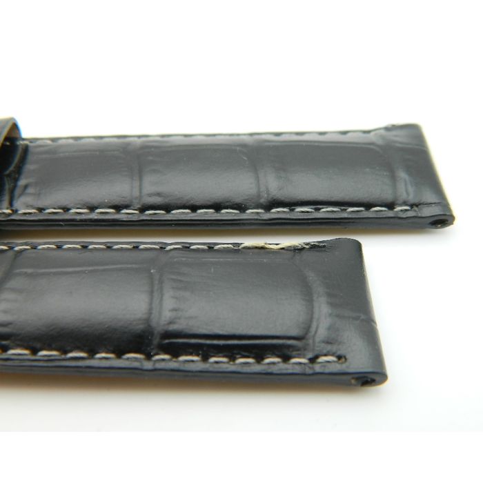 Certina bracelet cuir 20/18 - Leather strap - Black