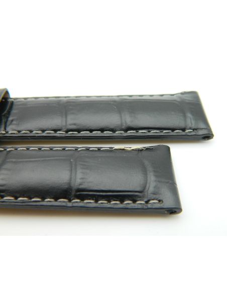 Certina bracelet cuir 20/18 - Leather strap - Black