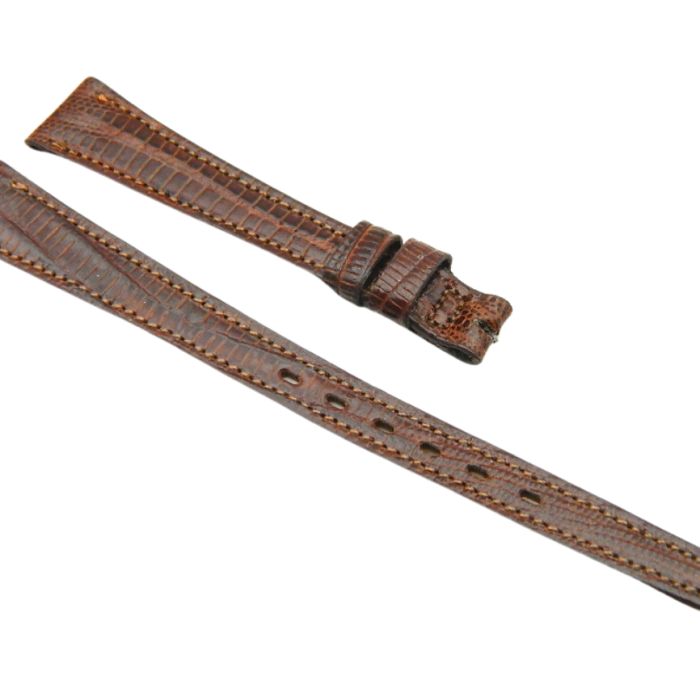 Certina bracelet lézard vintage 12/09 - vintage lizard strap