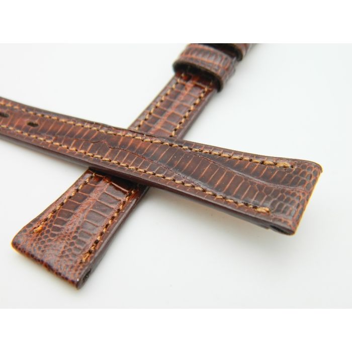 Certina bracelet lézard vintage 12/09 - vintage lizard strap