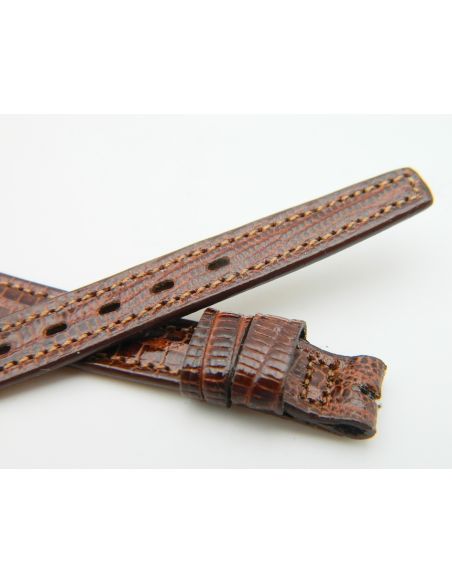 Certina bracelet lézard vintage 12/09 - vintage lizard strap