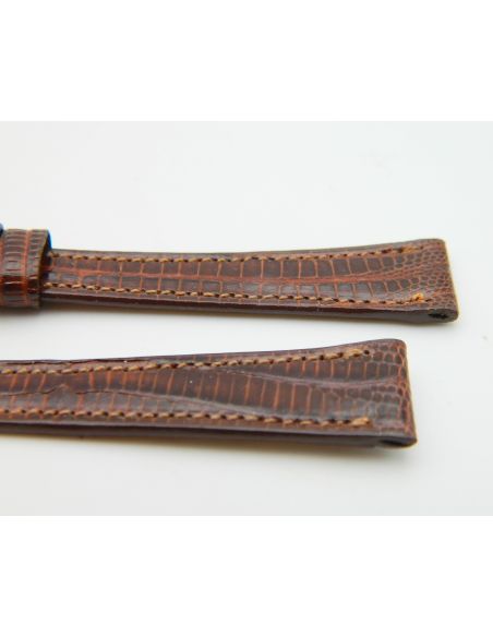 Certina bracelet lézard vintage 12/09 - vintage lizard strap