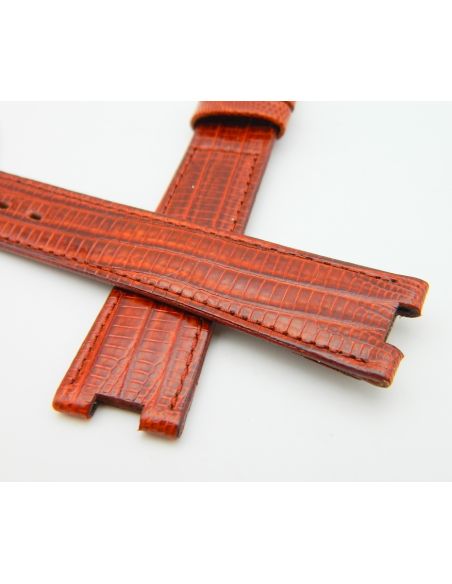 Certina bracelet lézard vintage 17/14 - vintage lizard strap