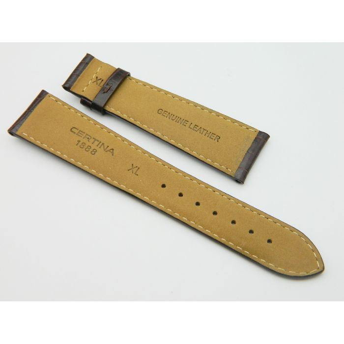 Certina bracelet cuir 22/18 - Leather strap - XL