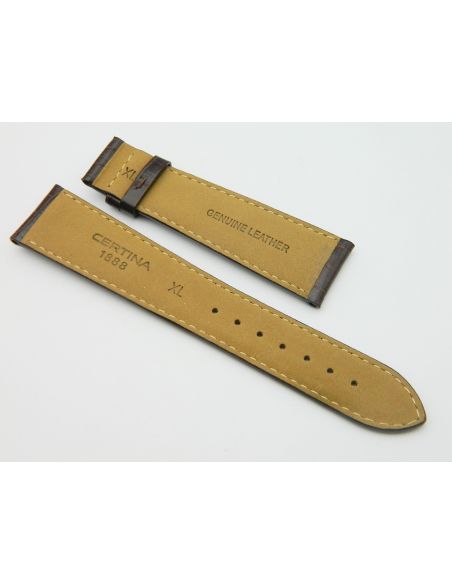 Certina bracelet cuir 22/18 - Leather strap - XL